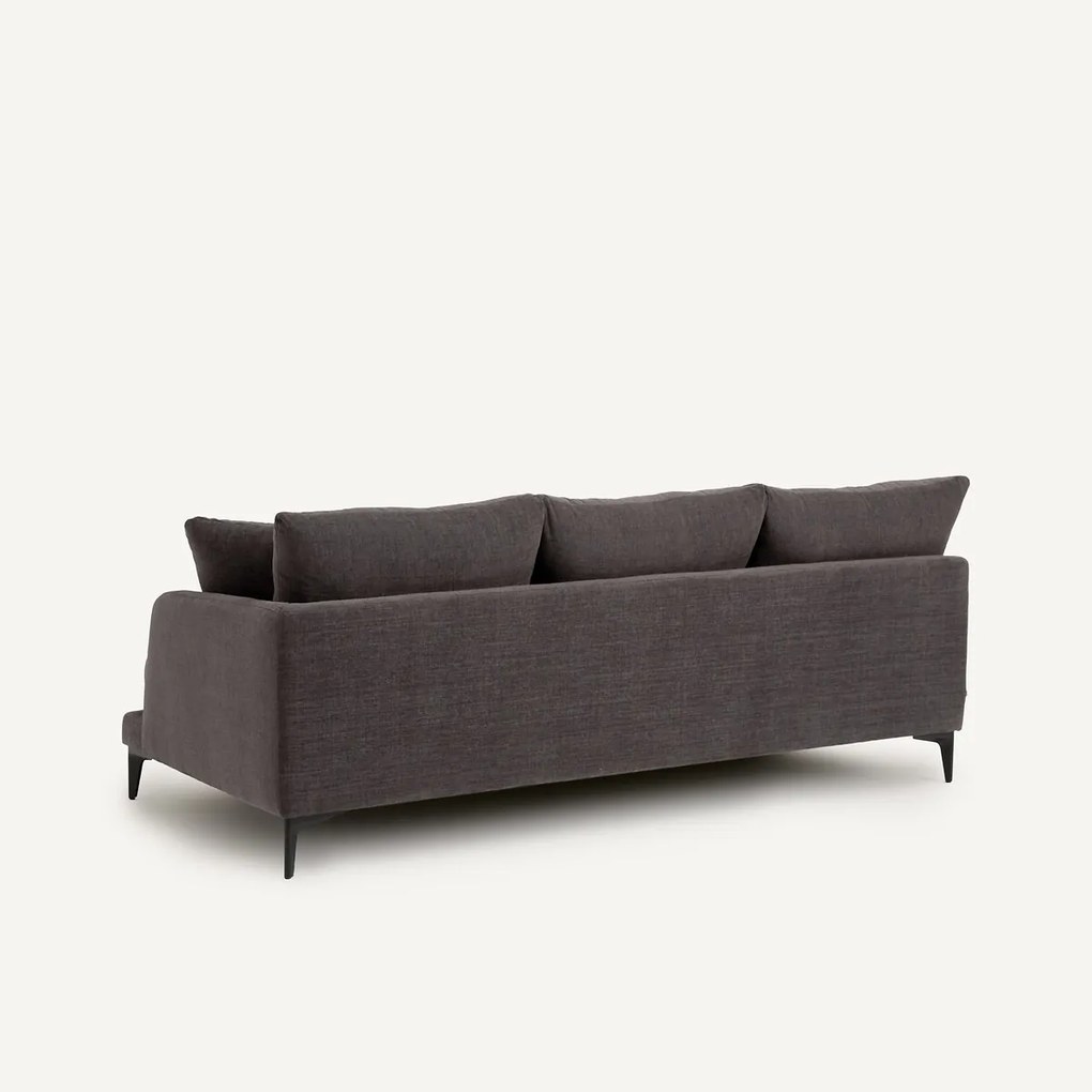 3-zits halve bank van gevlochten polyester, MODERNISTE, ontwerp Emmanuel Gallina