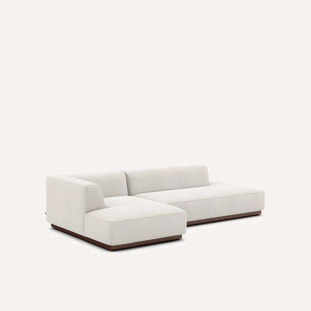 XL hoekbank links in linnen fluweel, JACOPO