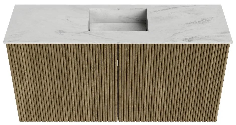 Mondiaz Joya DLux 80cm toiletmeubel dusk met wastafel faye midden 1 kraangat opalo