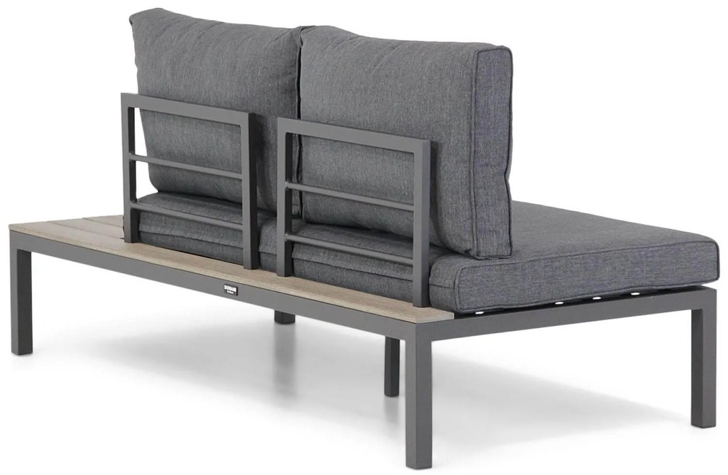 Hoek loungeset 5 personen Aluminium/polywood Grijs  Domani Furniture La Festa