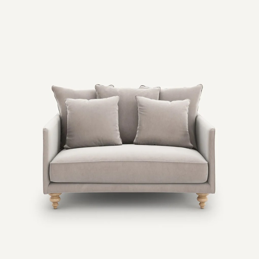 2-zits compact fluwelen zetel, Lazare