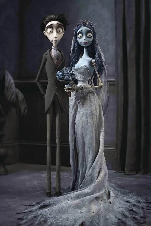 Kunstafdruk Corpse Bride - Victor & Emily