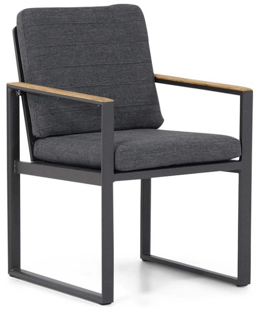 Tuinset 4 personen 181 cm Aluminium Grijs Santika Furniture Soray