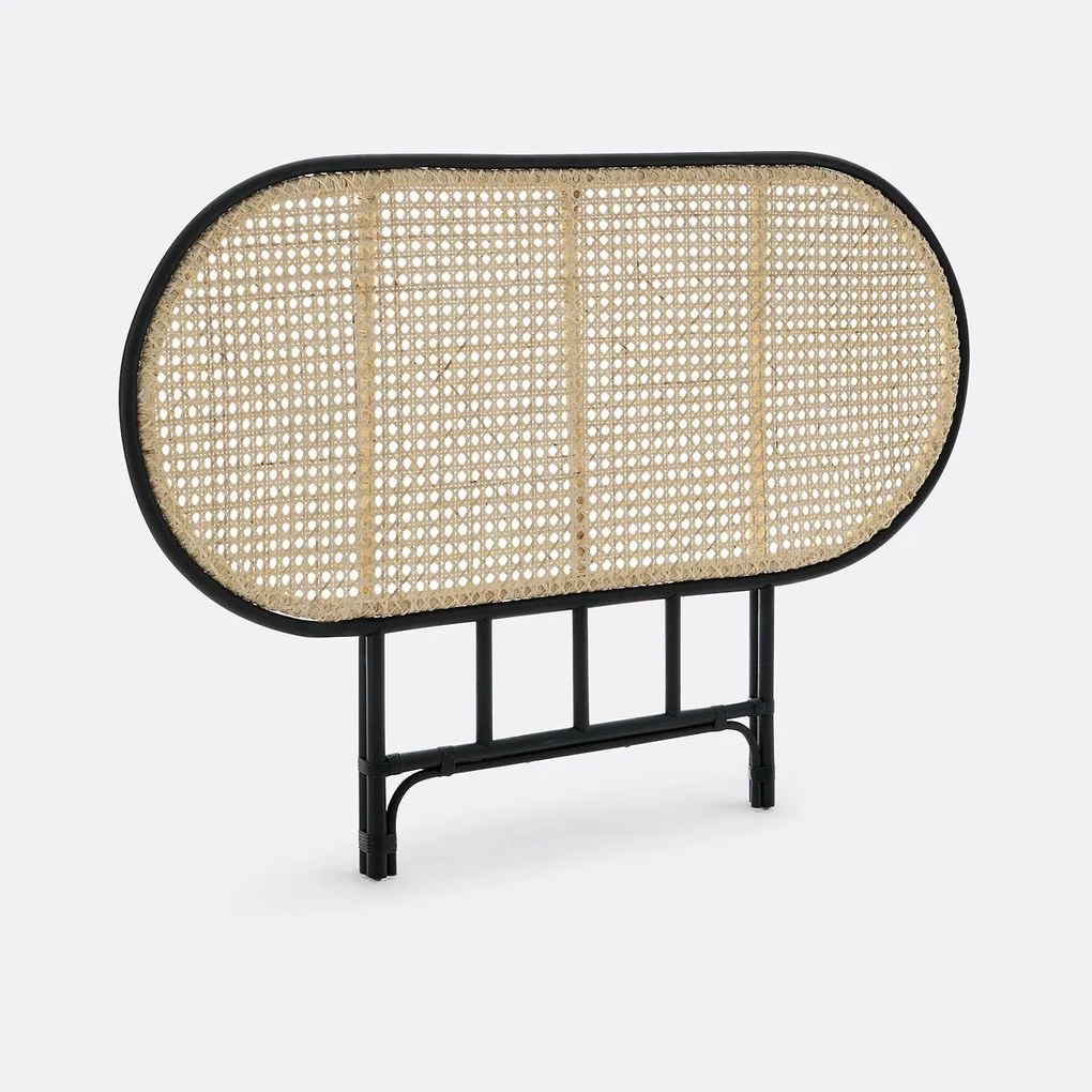 Hoofdbord met rotan stengels, Cedak