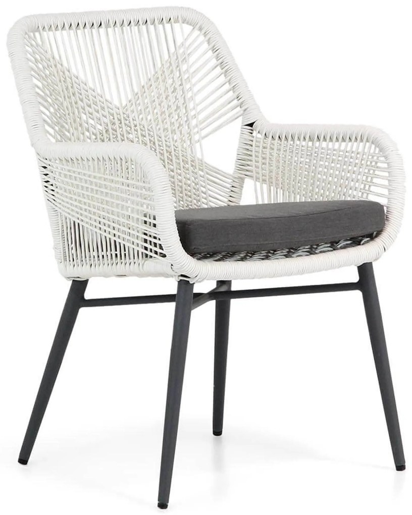 Tuinset 4 personen 170 cm Rope Wit Lifestyle Garden Furniture Advance/Valencia