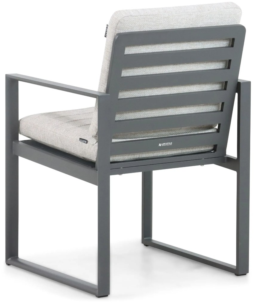 Tuinstoel Aluminium Grijs-antraciet Lifestyle Garden Furniture Nuno