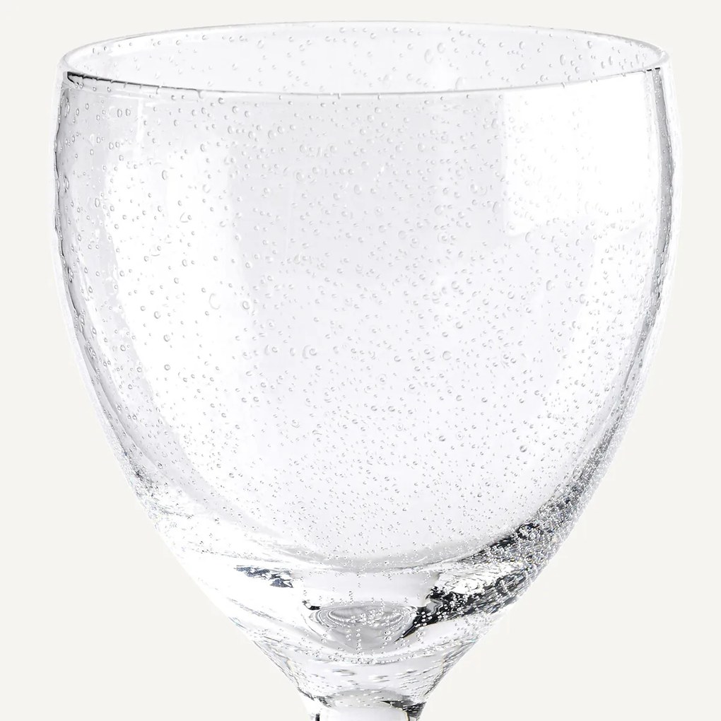 Set van 6 witte wijnglazen, Badia