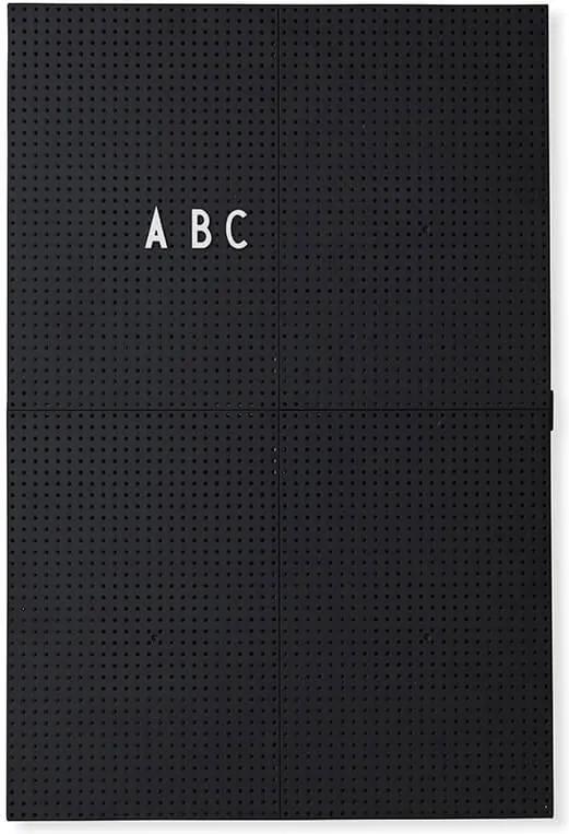 Design Letters | Letterbord A3 a3: breedte 29.7 cm x hoogte 42 cm zwart decoratieve wandobjecten mdf, staal wanddeco decoratie | NADUVI outlet