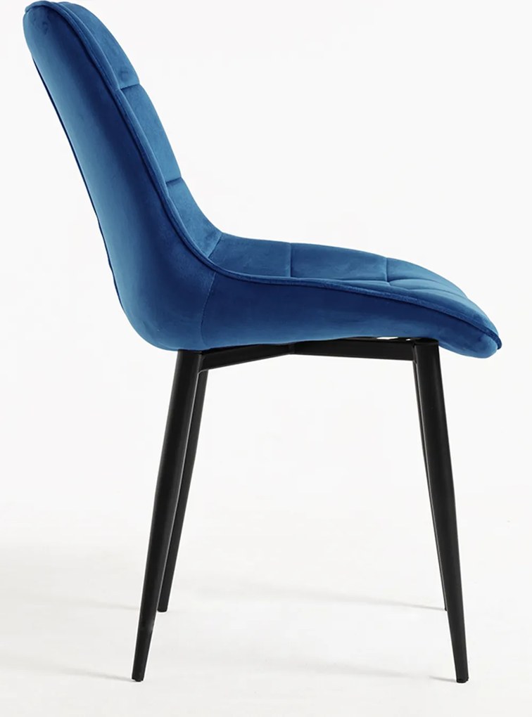 Pack 4 Cade Fluwelen Stoelen