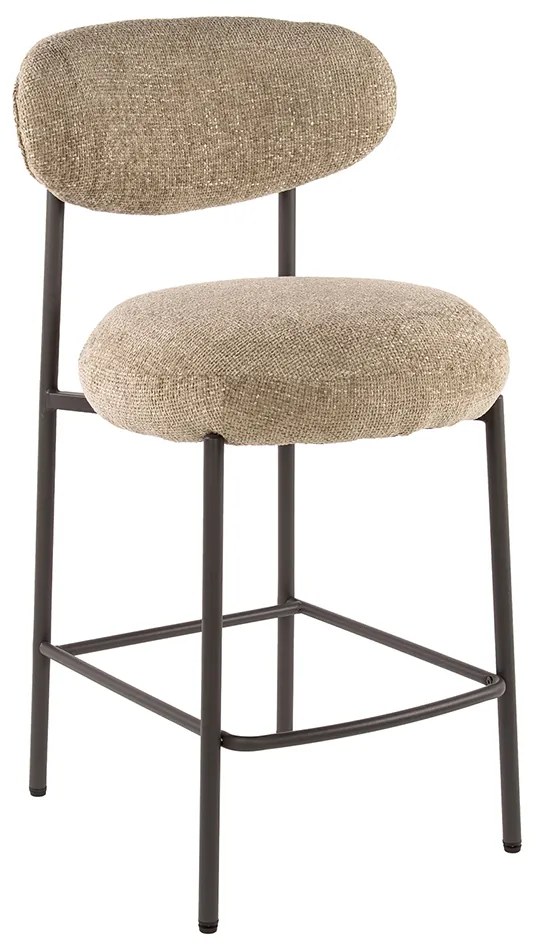 Ronde Barstoel Met Rugleuning