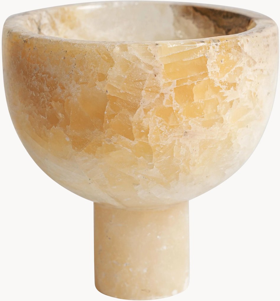 Handgemaakte decoratieve schaal Leticia van onyx