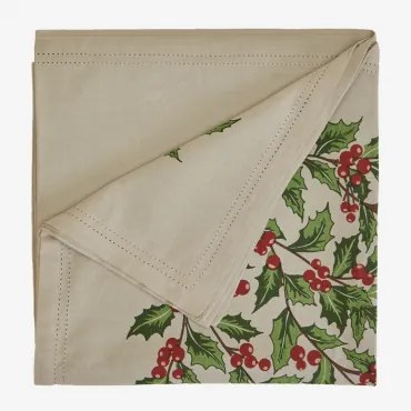 Tafelkleed Van 170x250 Cm In Firlan-katoen Groen – Kool - Sklum