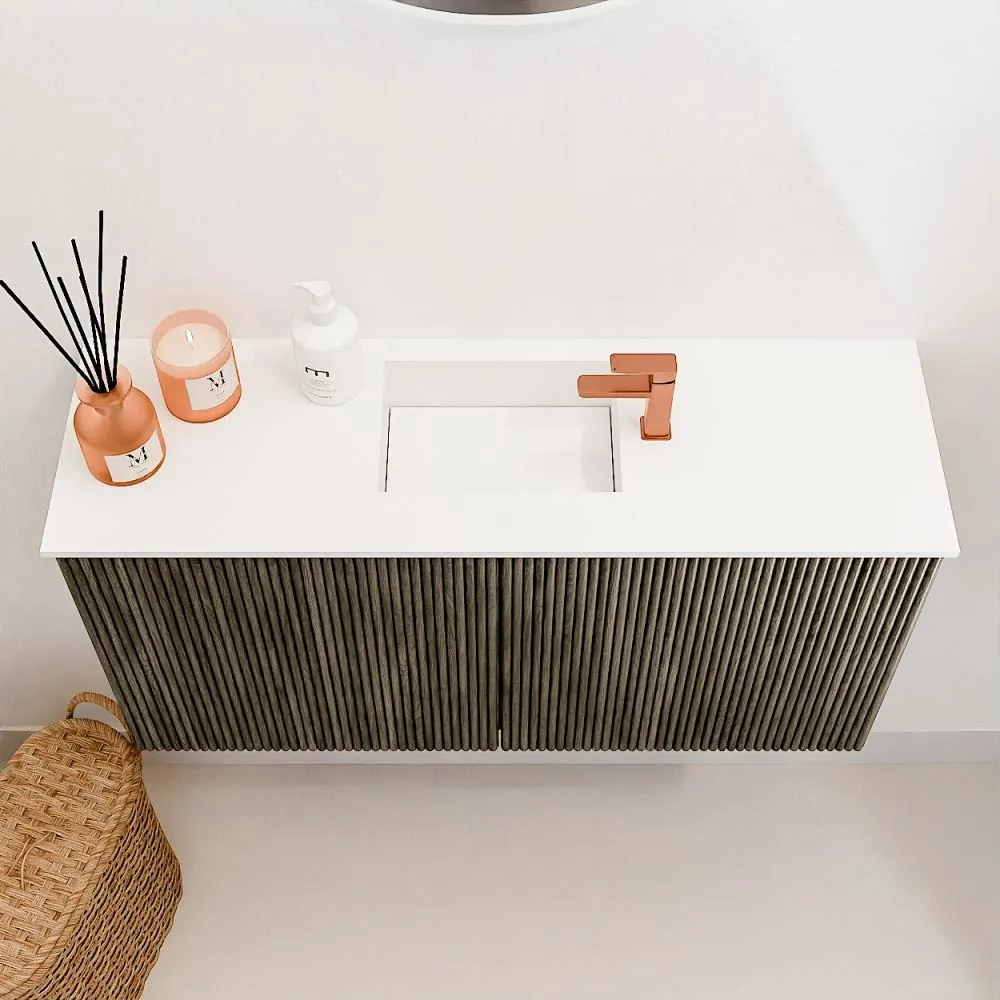 Mondiaz Joya 80cm toiletmeubel shadow met wastafel faye midden 1 kraangat talc