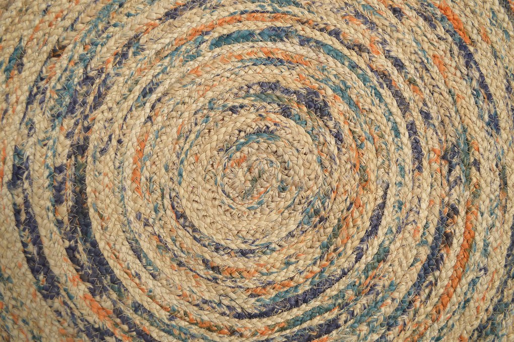 Vloerkleed Rori rond handgemaakt jute | Bakero