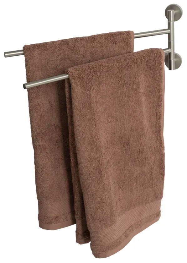 Plieger Vigo handdoekhouder 2 armig 45cm geborsteld chroom