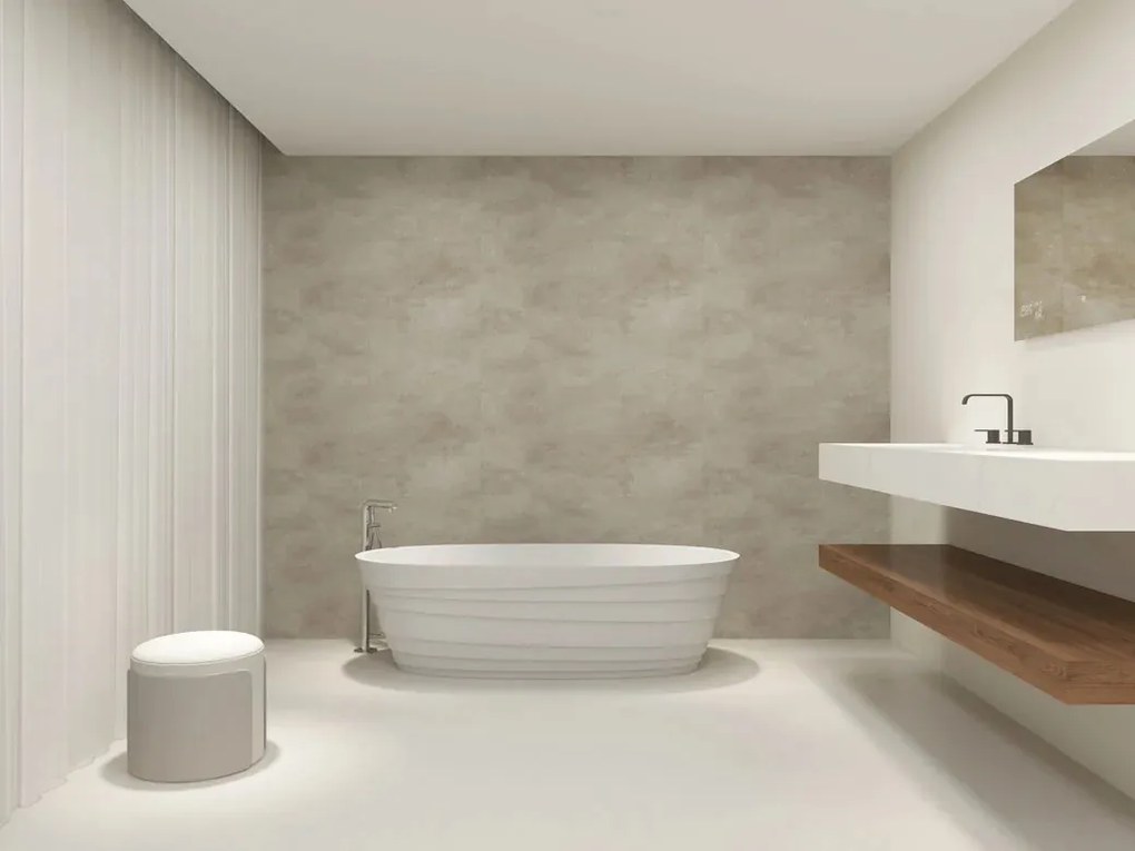 KS Vinyl wandpaneel 60x260cm terrazzo leem