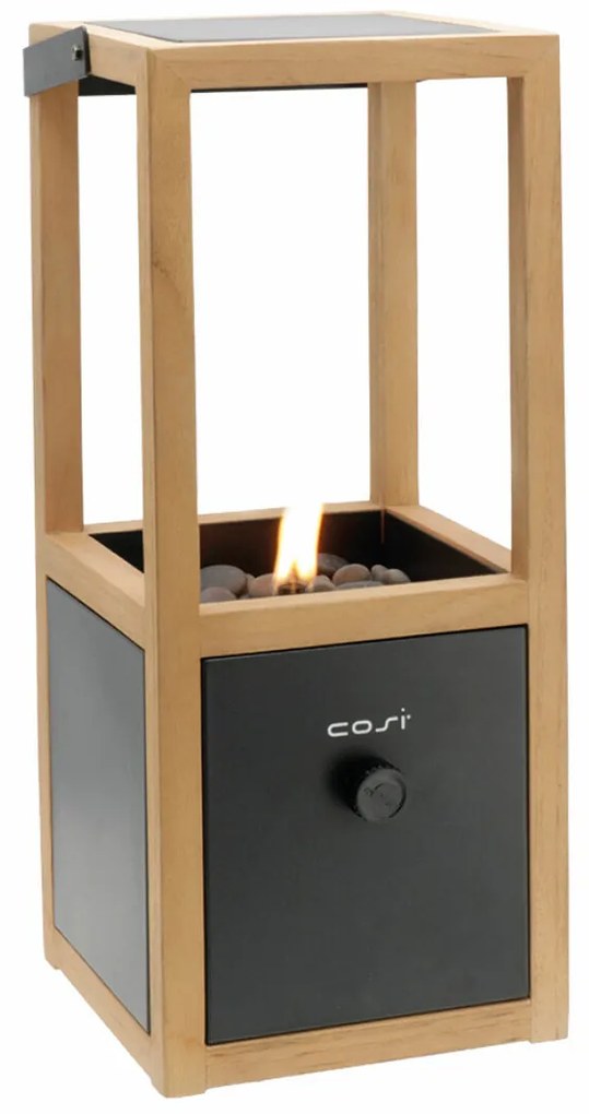 Cosi Fires - Cosiscoop Urban Black - gaslantaarn - 20x20x49,3 cm