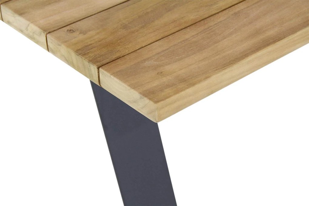 4 Seasons Outdoor Basso Dining Tuintafel X Teak Naturel Teak