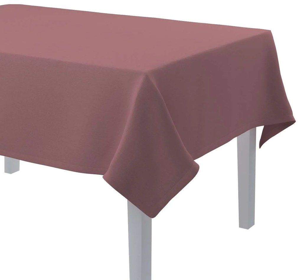 Dekoria Rechthoekig tafelkleed collectie Cotton Panama mat roze 130 × 210 cm