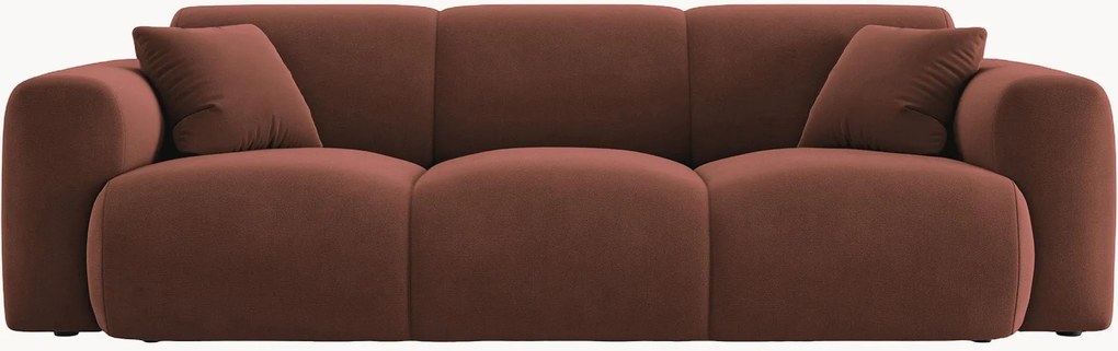 Fluwelen bank Nolio (3-zits), B 235 cm
