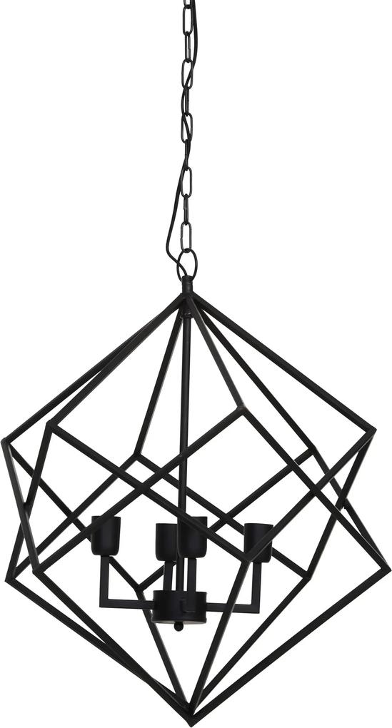Hanglamp DRIZELLA - mat zwart 4L