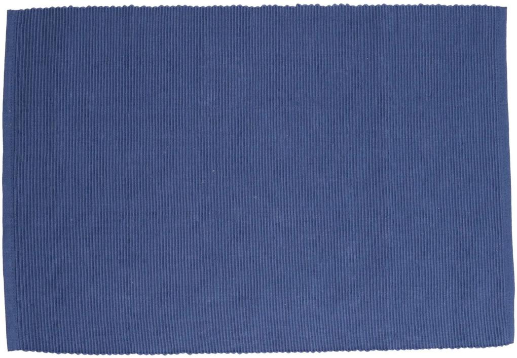 Placemat, katoen, blauw, 35 x 50 cm