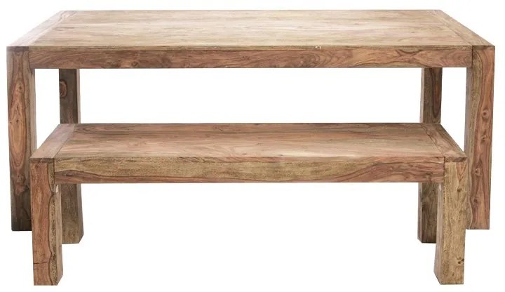 Kare Design Authentico Eettafel Sheesham Hout 160 Cm - 160 X 80cm.