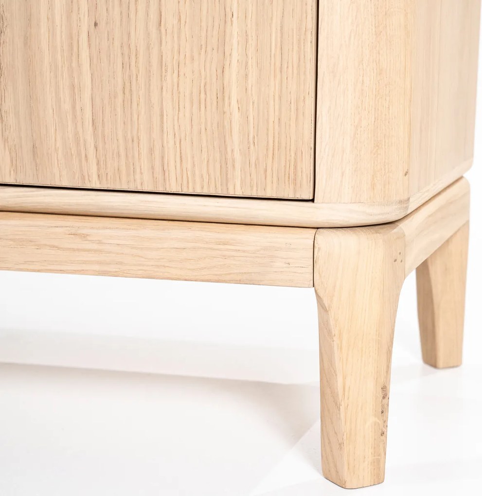 Tv-meubel Licht Eiken Hout 170 Cm - 170x40x50cm.