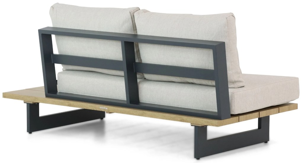 Hoek loungeset 6 personen Aluminium Grijs Lifestyle Garden Furniture Azzurro