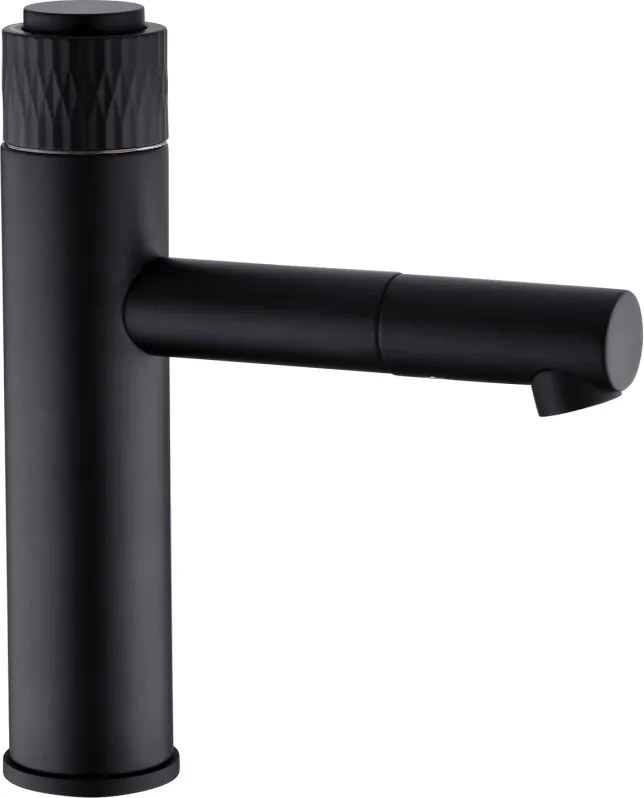 Mexen Diamond wastafelmengkraan, zwart - 71500-70