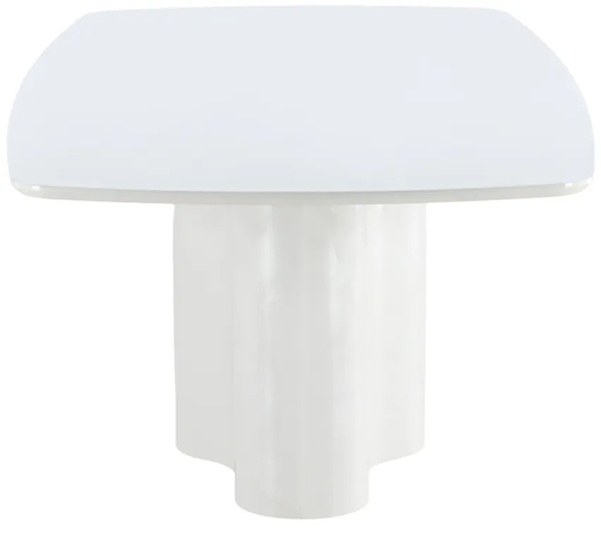 Eettafel Met Afgeronde Hoeken - 110 X 220cm.