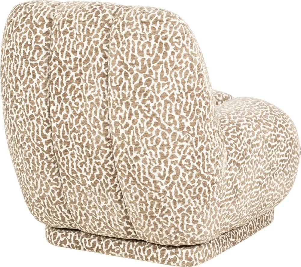 Panterprint Fauteuil Bruin