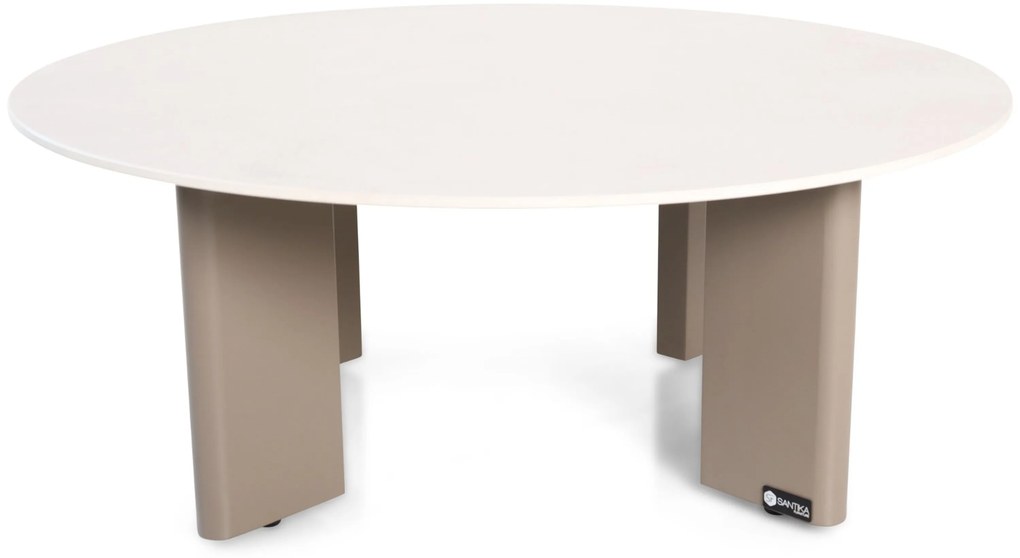 Loungeset tuin 6 personen Aluminium Taupe Santika Furniture Santika