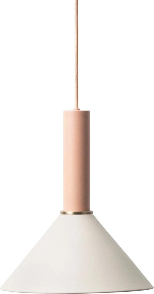 Ferm Living Cone Light Grey hanglamp
