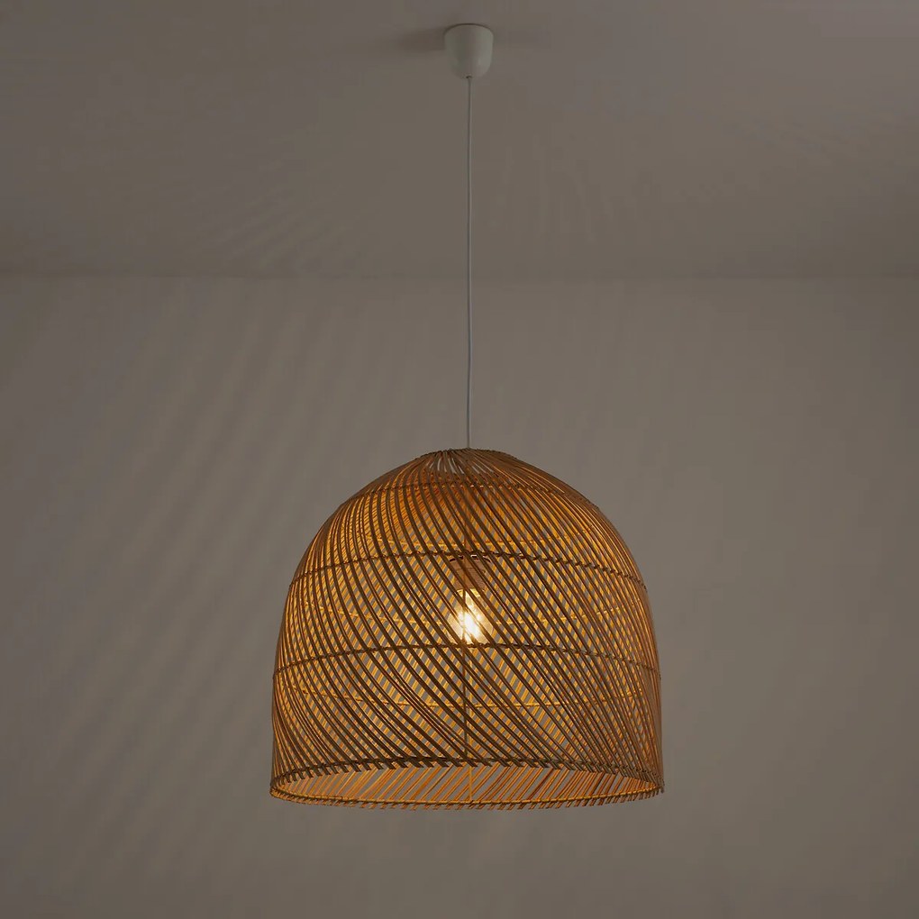Hanglamp in rotan Ø50 cm, Dankia