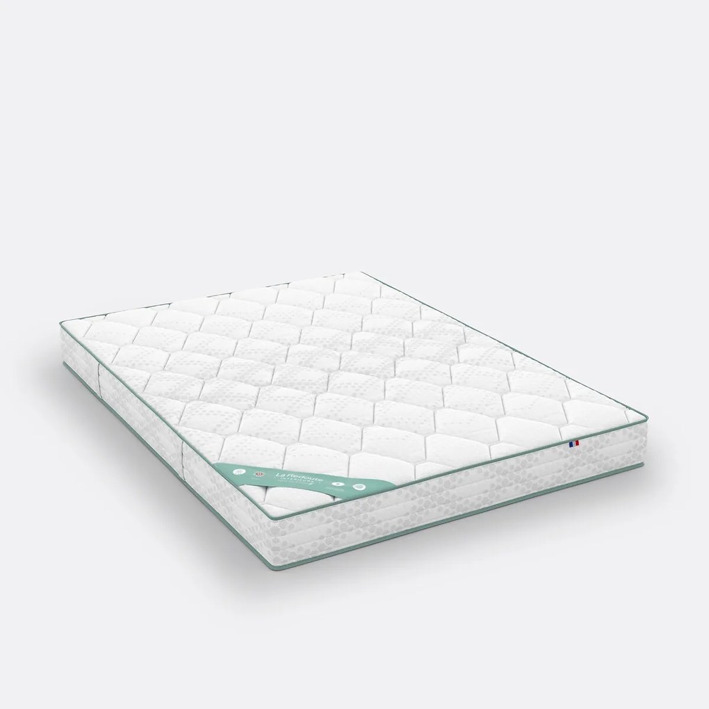 Matras in latex, gevoelige rug, heel stevig, 19 cm, 3 zones