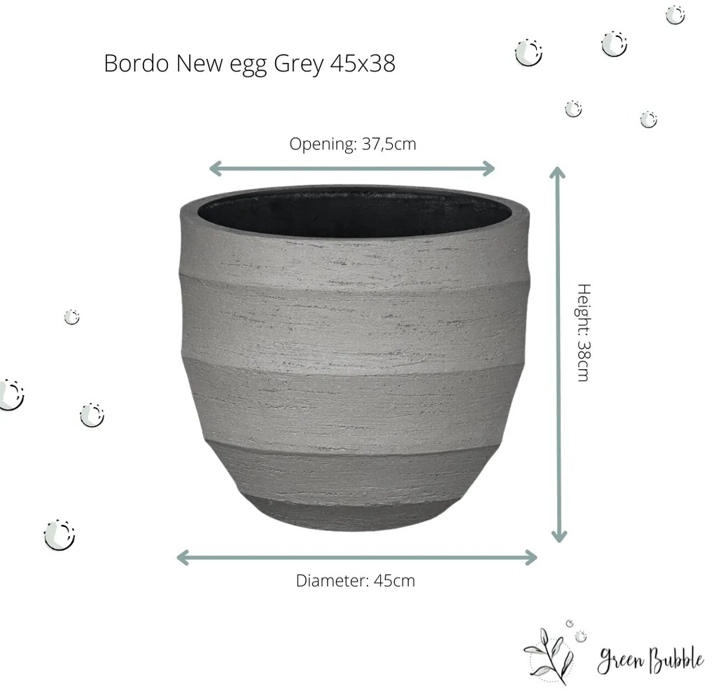 Pot Bordo New Egg Grey