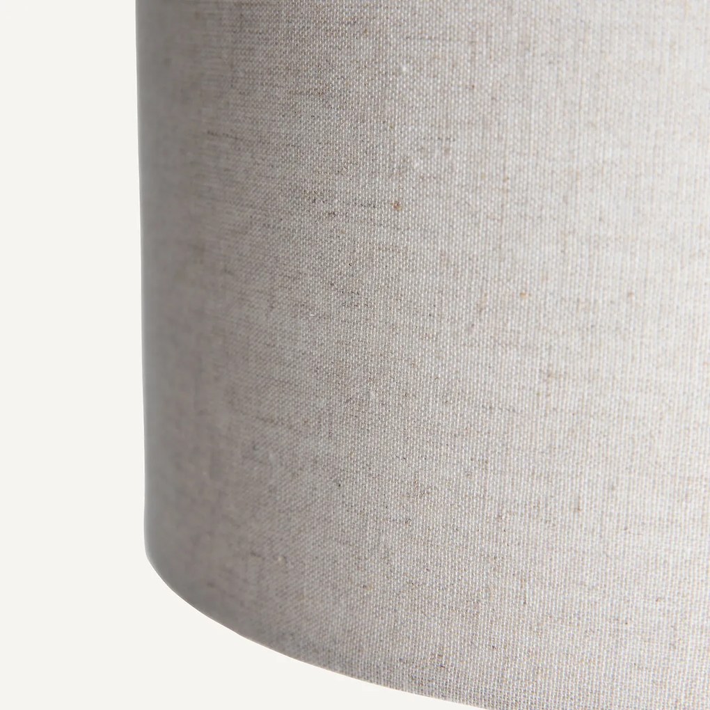 Lamp in metaal, messing en linnen, Jihana