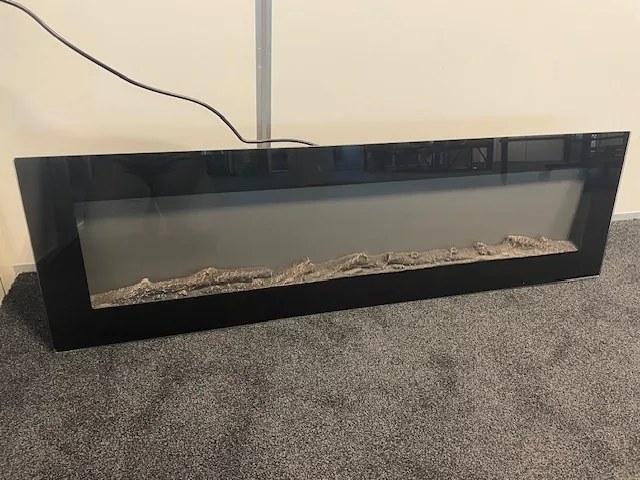 LumberQ In- opbouwsfeerhaard Kira 120 x 35 x 12,5 cm - 2e KEUS