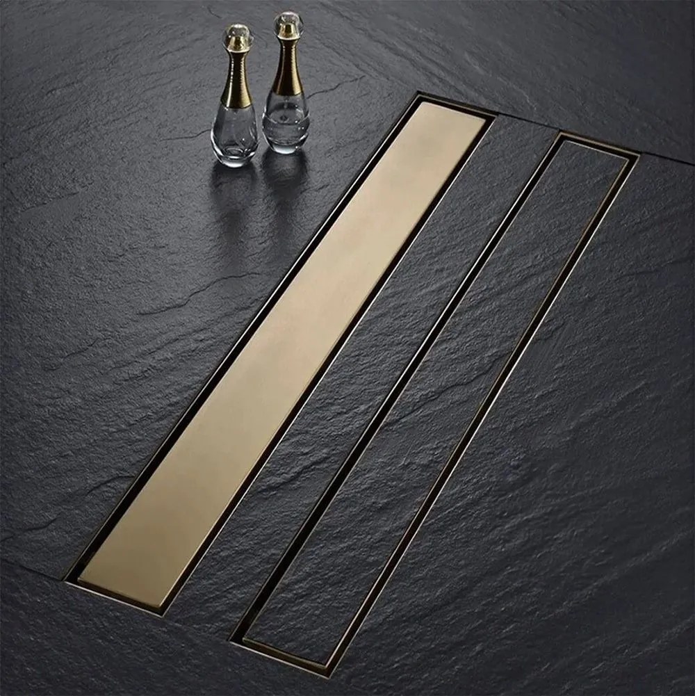 Lineaire afvoer Rea Neox Pro Brush Gold 60