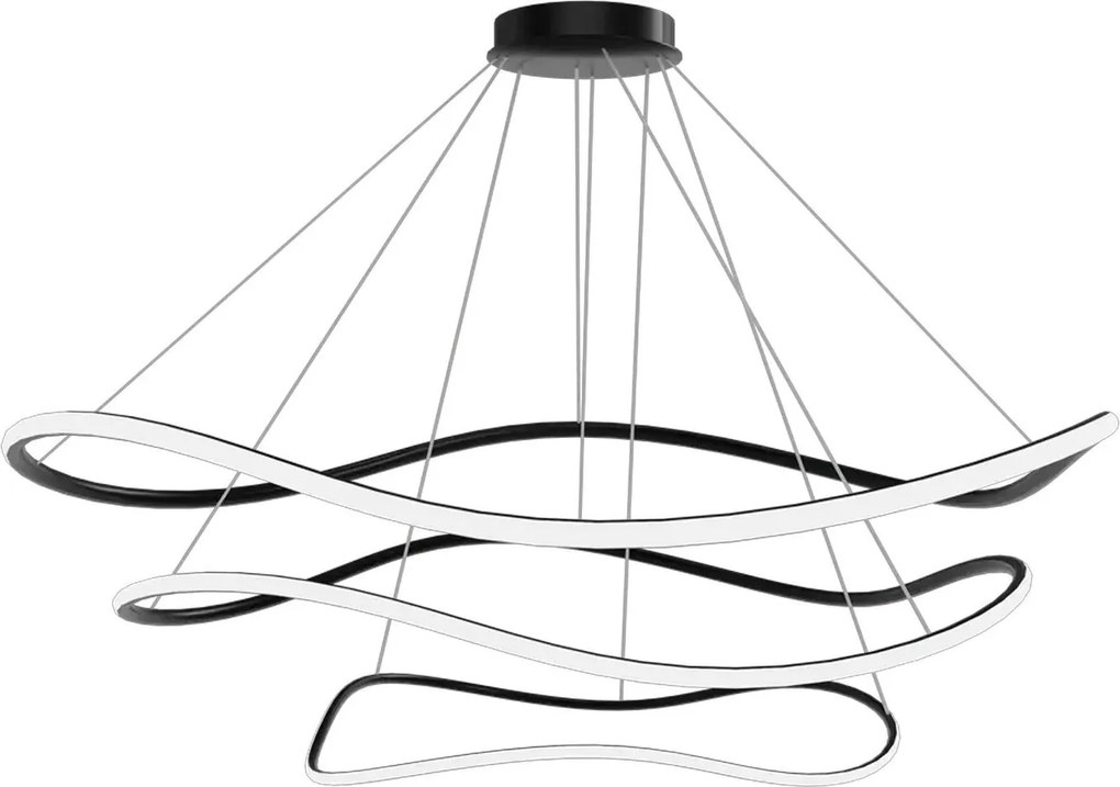 Hanglamp LHJ016-CP3 ZWART