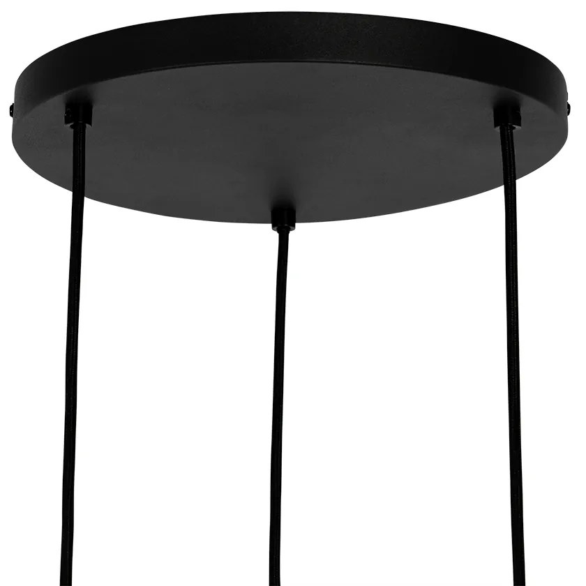 Oosterse hanglamp bamboe 3-lichts - Yvonne