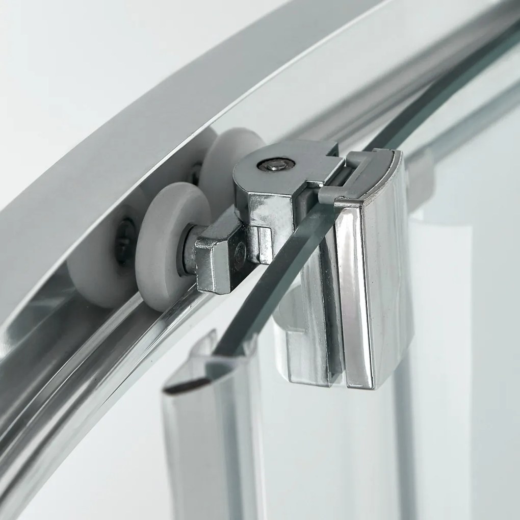 Badstuber New York complete douchecabine 160x90x215cm kitvrij chroom