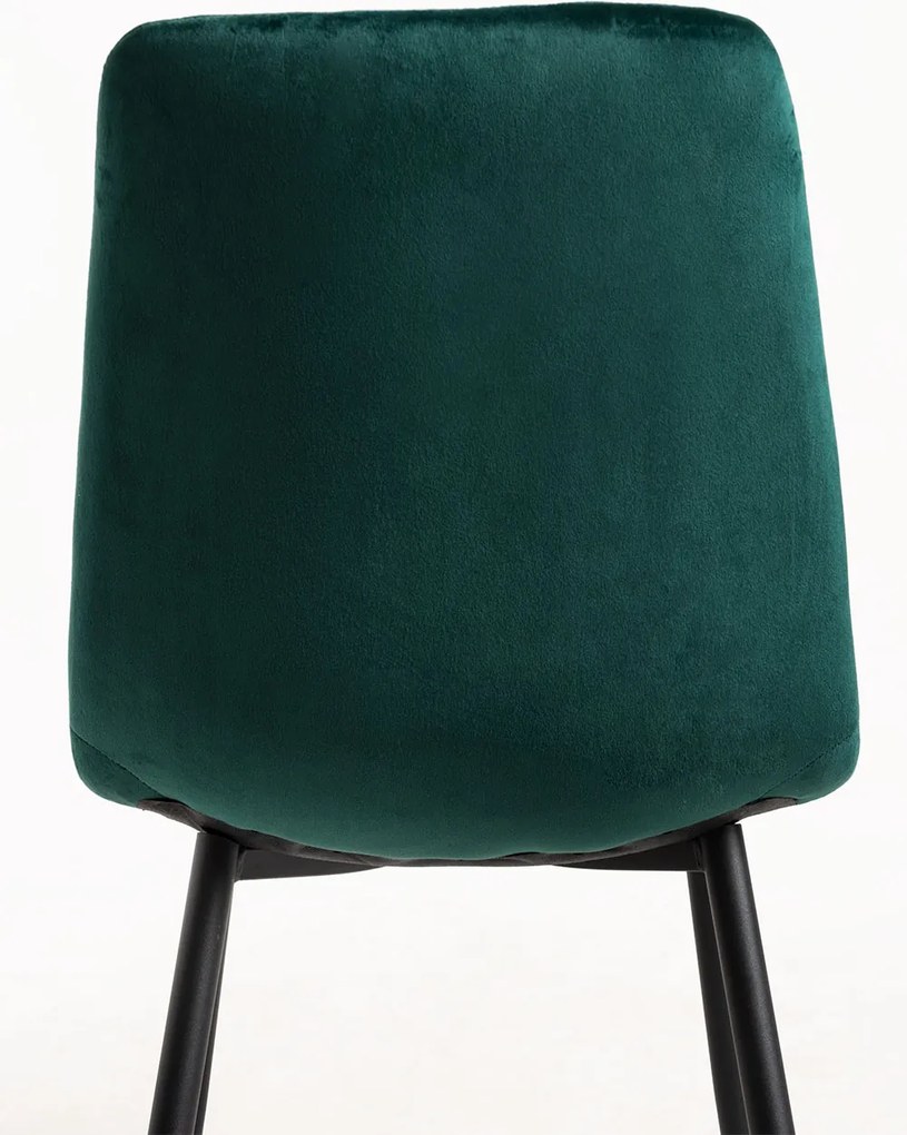 Set 4 Liny Fluwelen Stoelen