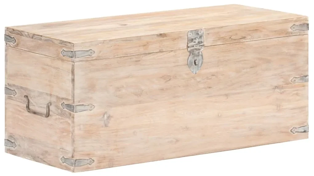 vidaXL Kist 90x40x40 cm massief acaciahout