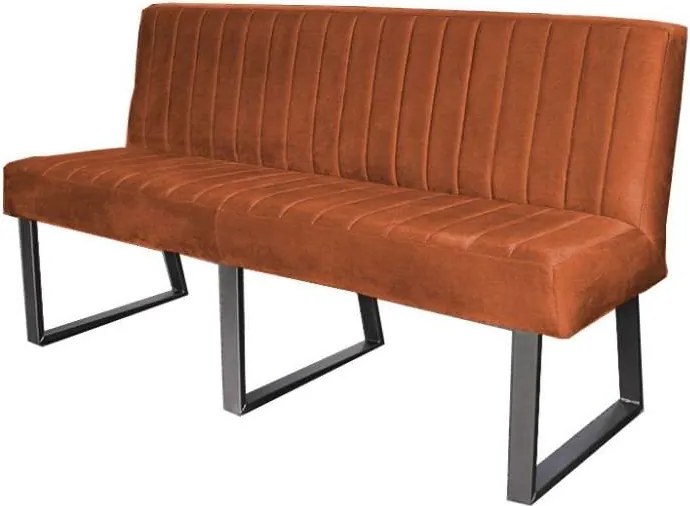 Eetkamerbank - Hengelo - stof Element koper 09 - 220 cm