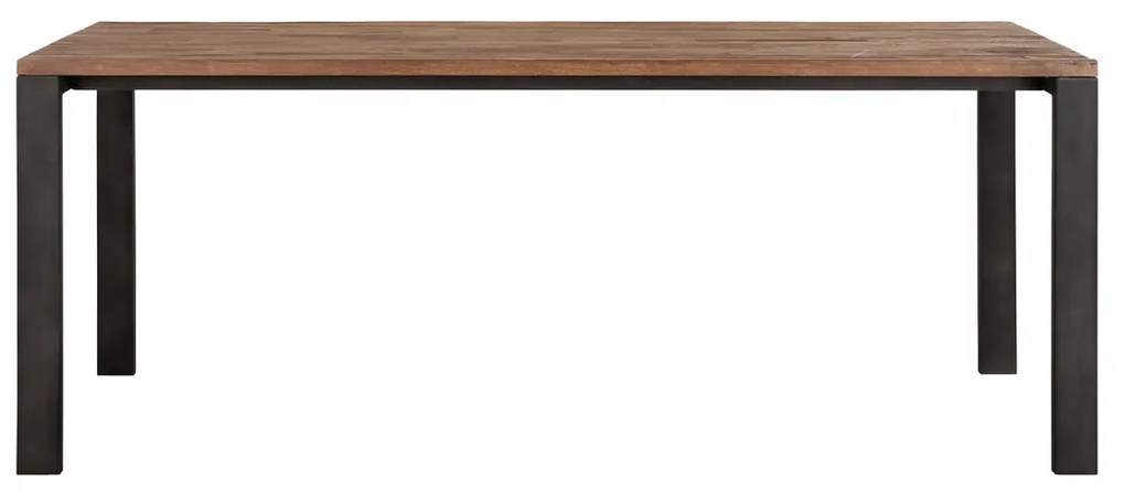 DTP Home Timeless Tracks Eettafel Gerecycled Teak Hout 200 Cm - 200 X 90cm.