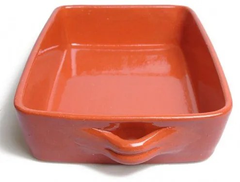 Ovenschaal, rood aardewerk, 33,5 x 24 x 7 cm