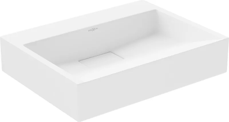 Mexen Ava opzetwastafel van composiet B/O 50 x 38 cm, wit - 23015000