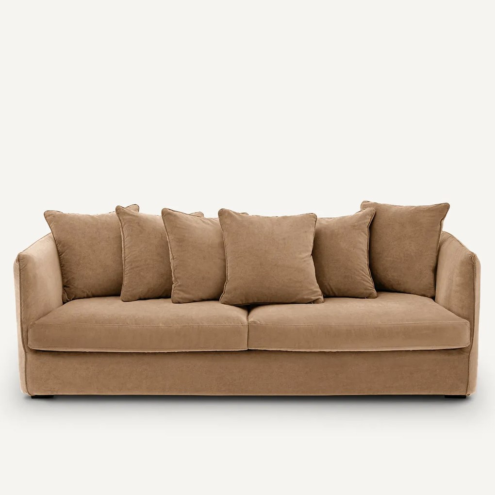 Bank 3-, 4- of 5-zits, in stonewashed fluweel, Neo Chiquito